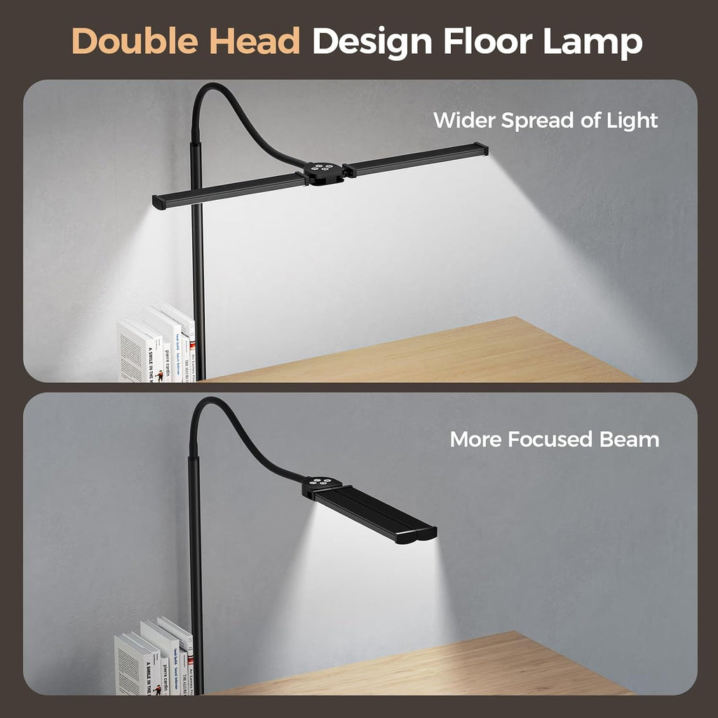 Bright LED Reading Floor Lamp For Living Room