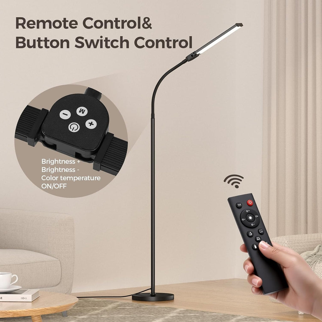Bright LED Reading Floor Lamp For Living Room