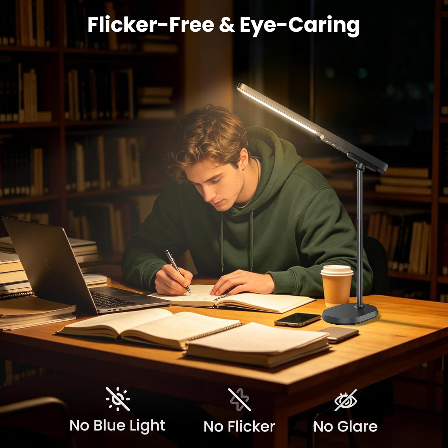 Rechargeable Dimmable LED Desk Reading Lamp