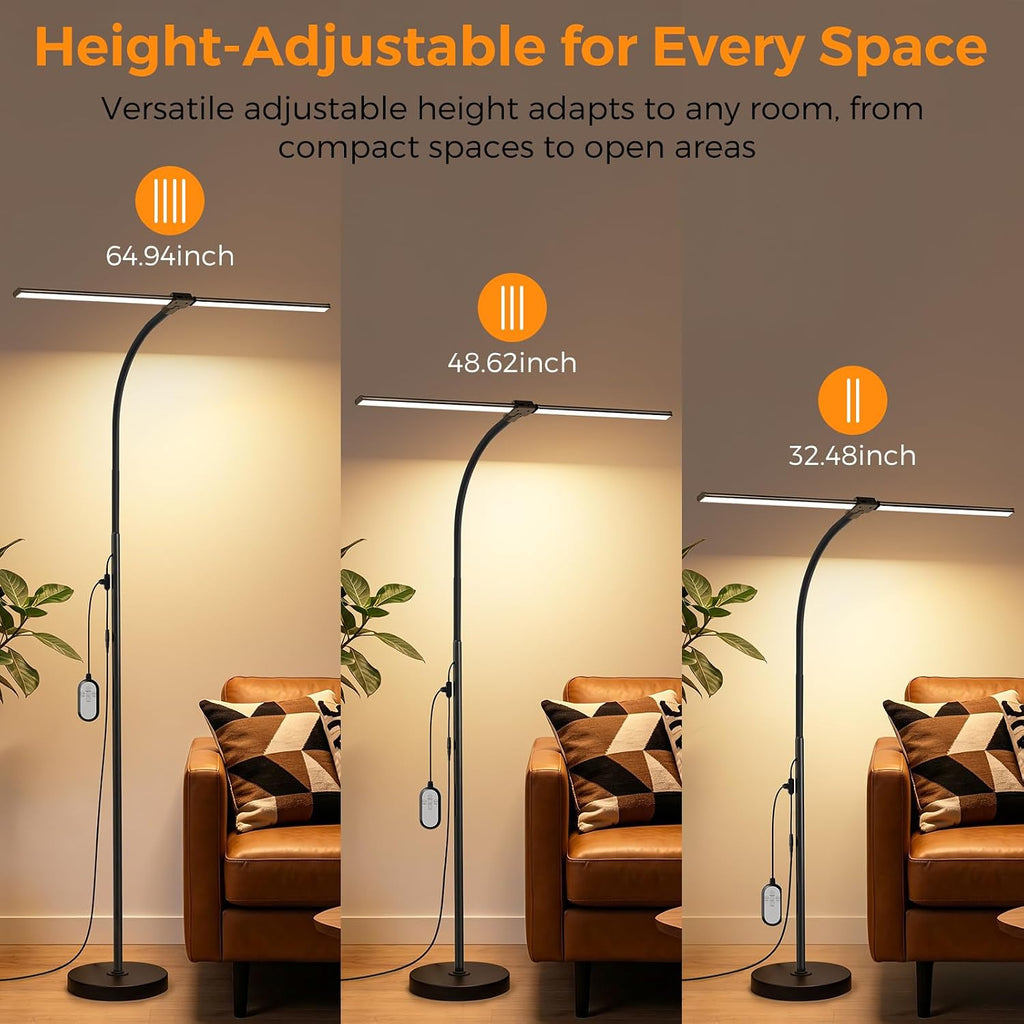 Adjustable Color‑Changing LED Floor Lamp