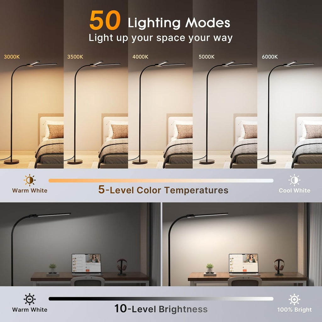 Bright LED Standing Floor Lamp For Office