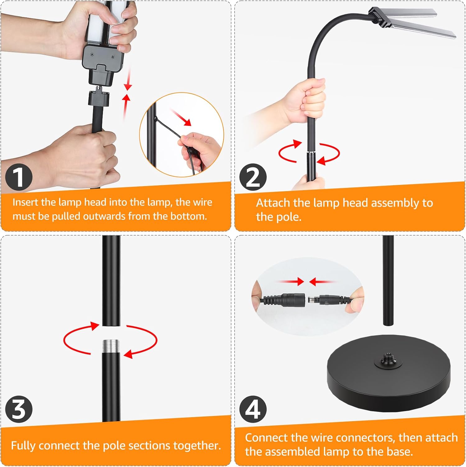 Adjustable Color‑Changing LED Floor Lamp