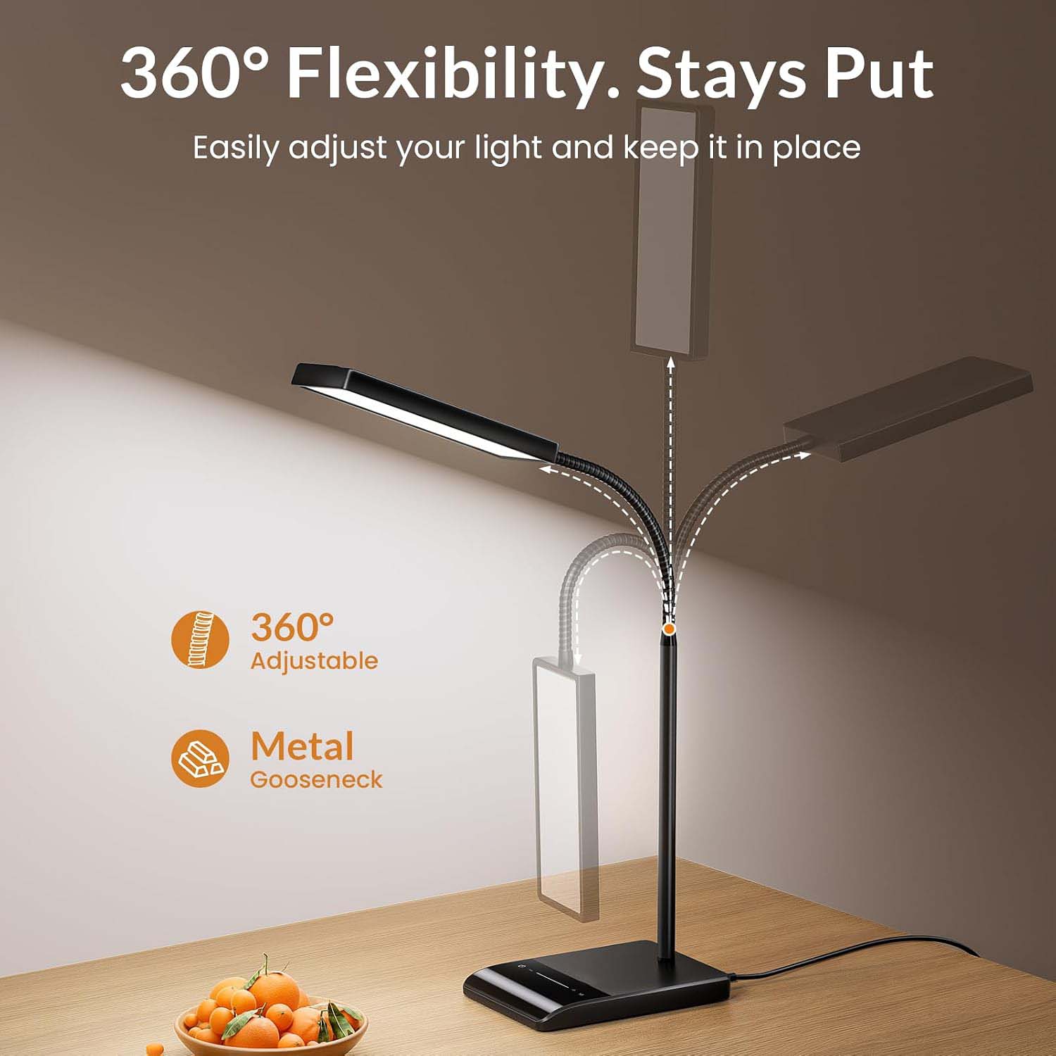 Eye‑Caring LED Desk Lamp For Reading