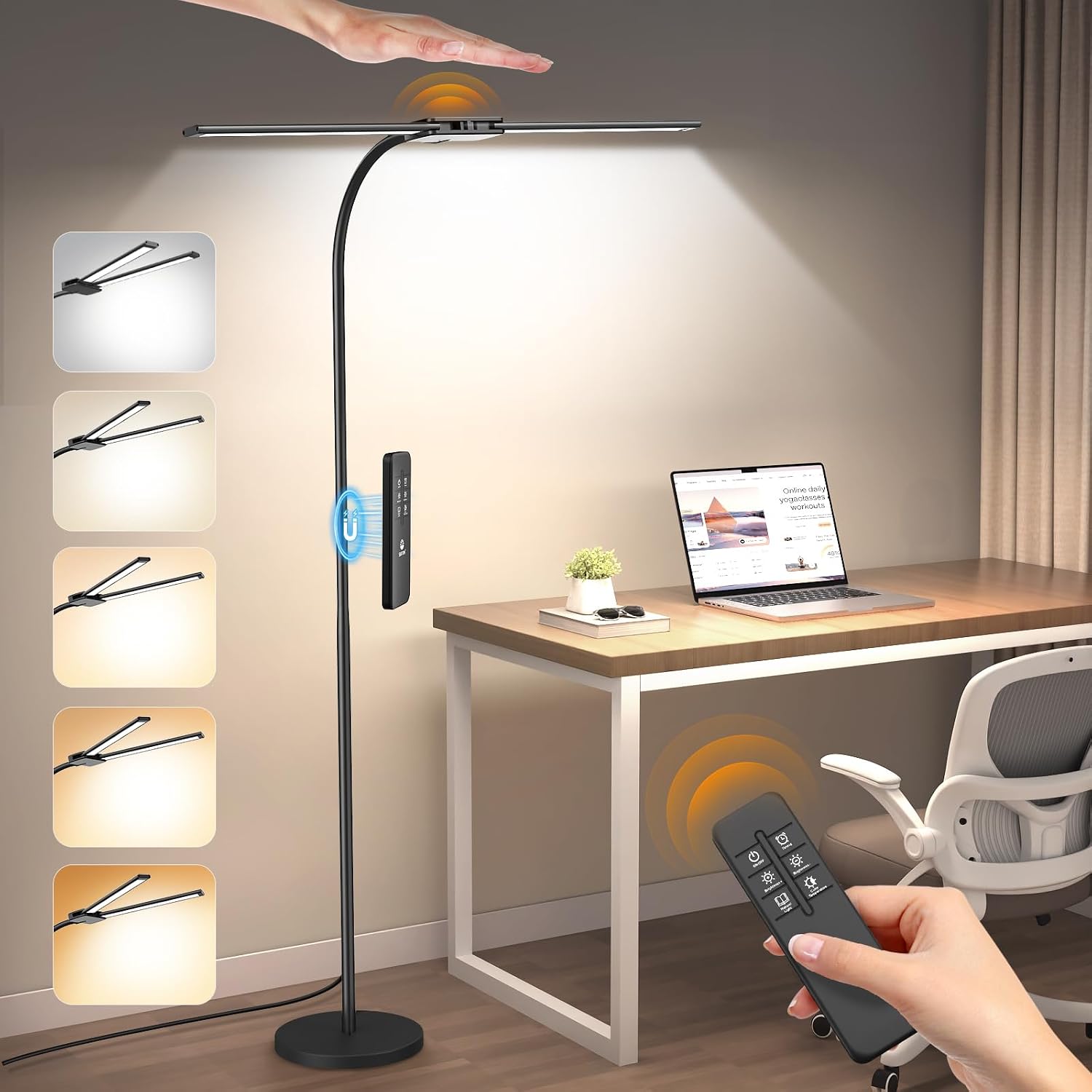 Bright LED Standing Floor Lamp For Office