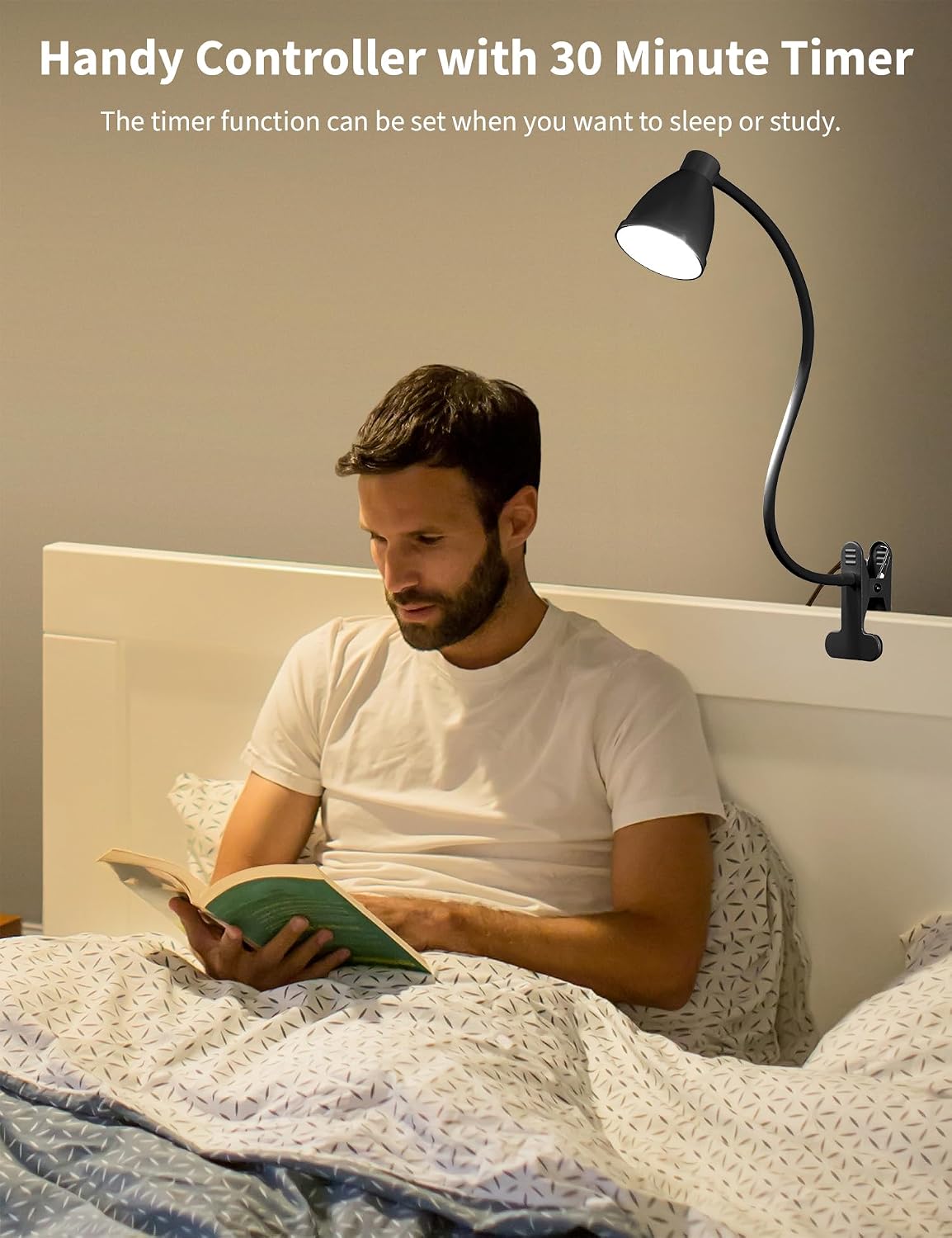 Dimmable Multi‑Color LED Reading Desk Lamp