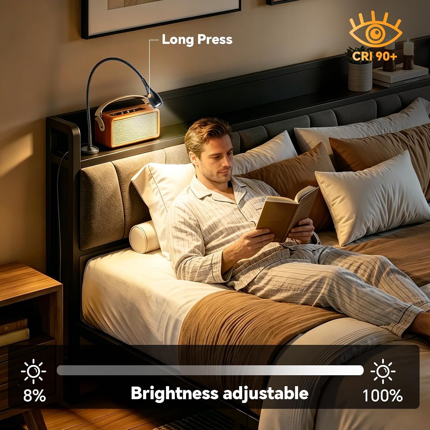 Minimalist Magnetic LED Reading Desk Lamp