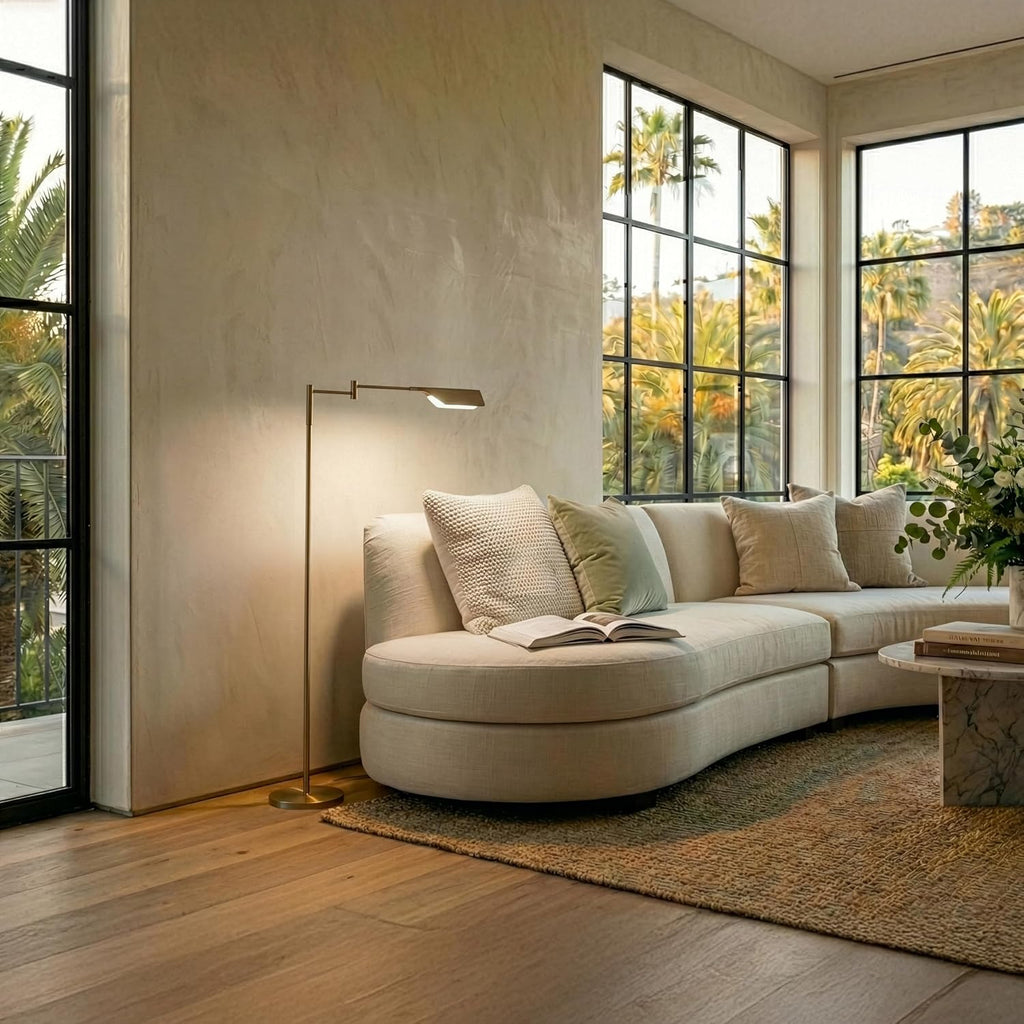 Dimmable Adjustable LED Reading Floor Lamp