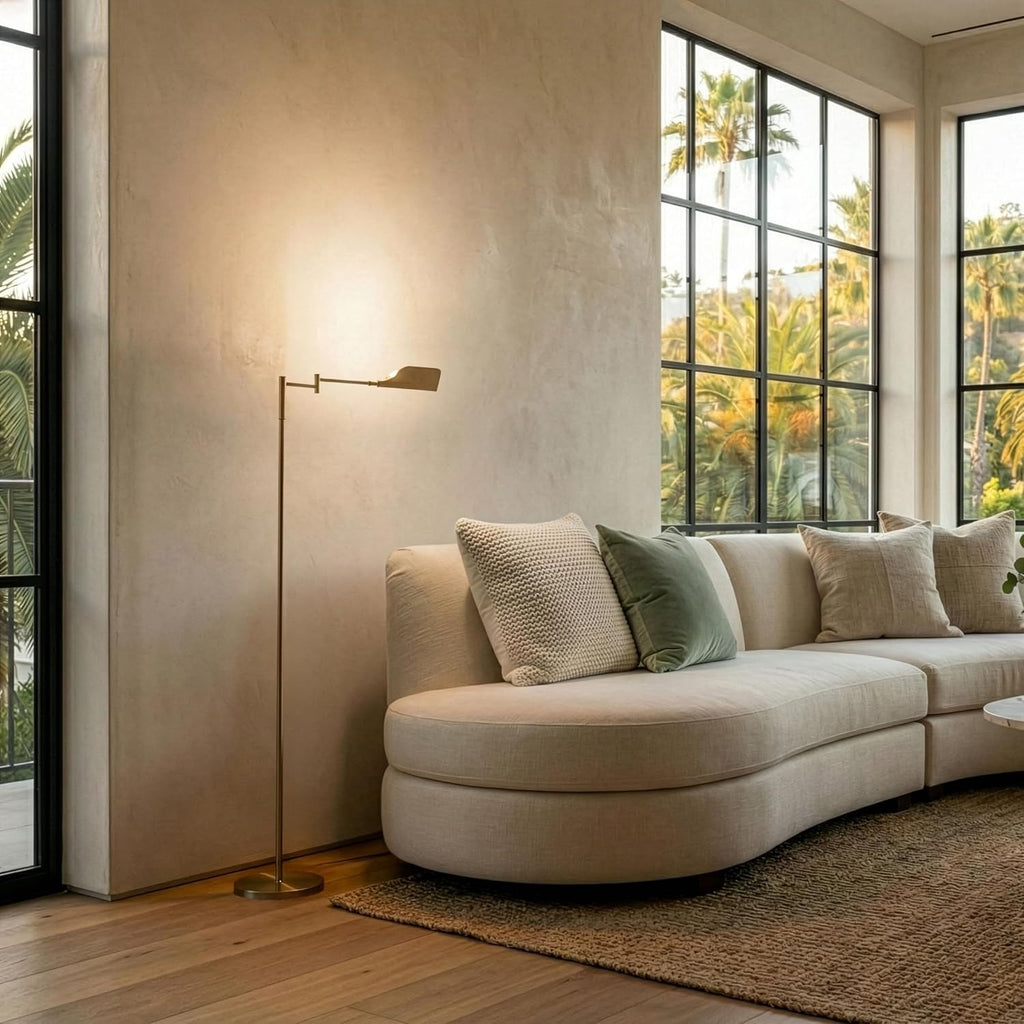 Dimmable Adjustable LED Reading Floor Lamp