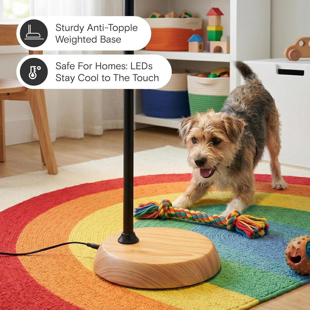 Adjustable Slim LED Reading Floor Lamp